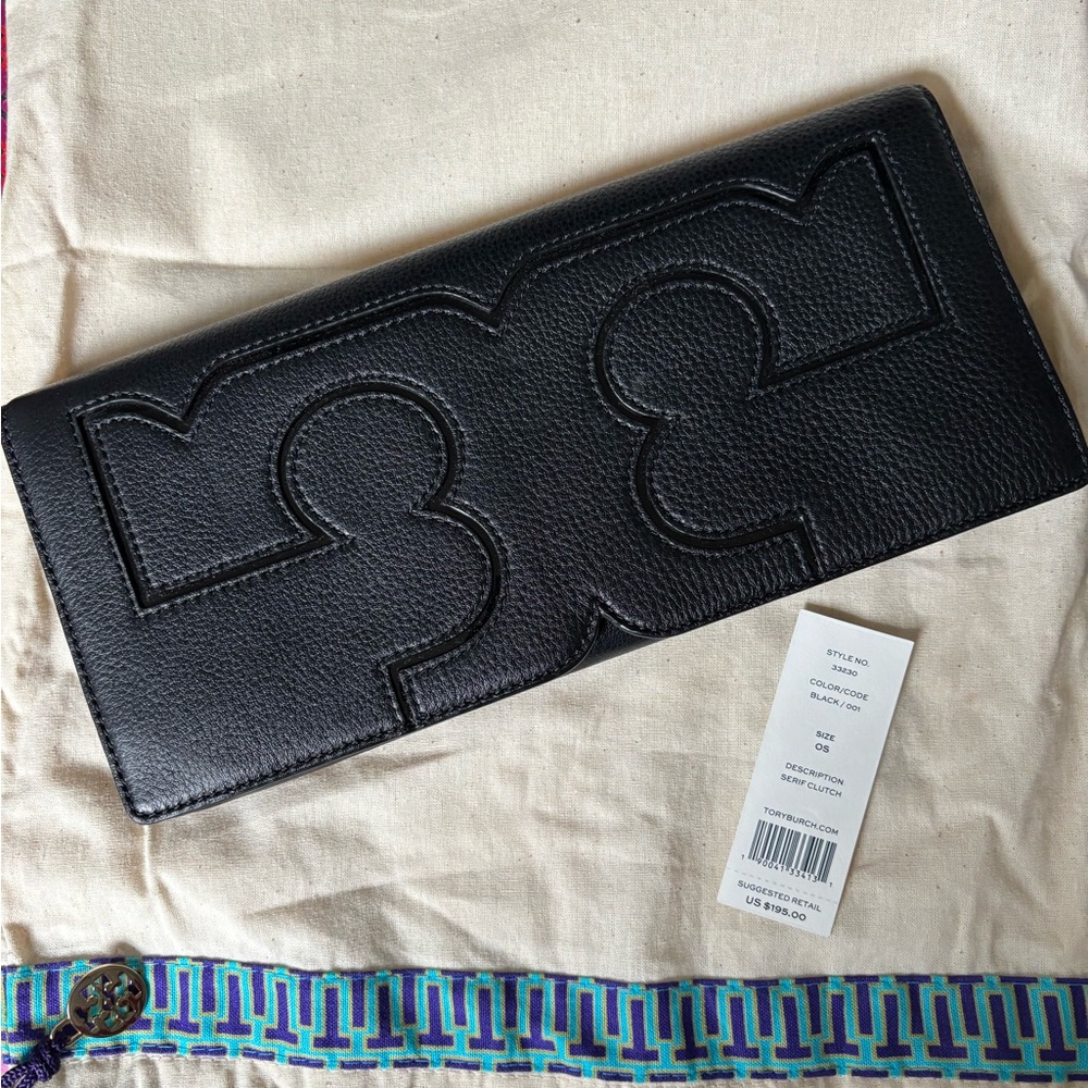 Tory Burch Serif Clutch